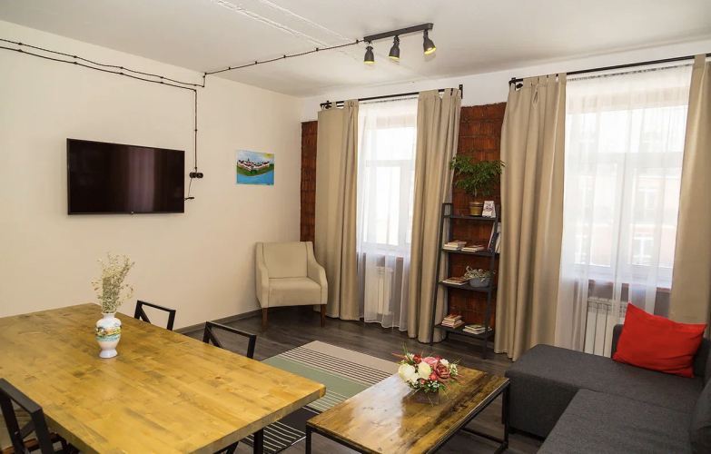 Фотография номера квартиры Апартаменты Вологодские Берега