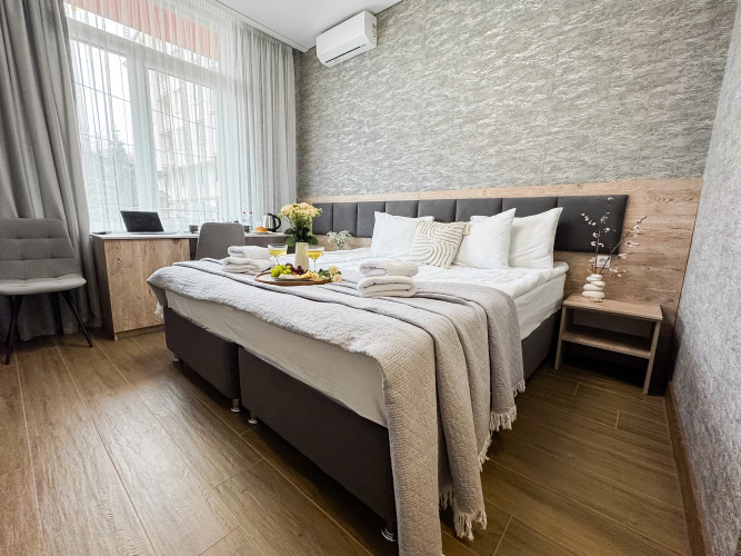 Двухместный номер Deluxe двуспальная кровать