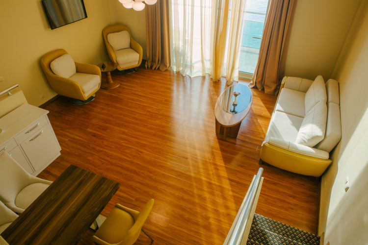 Superior Family room with balcony and with sea view