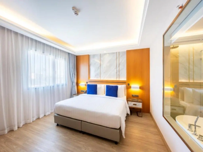 1 Bedroom Double Junior Suite with balcony and with garden view