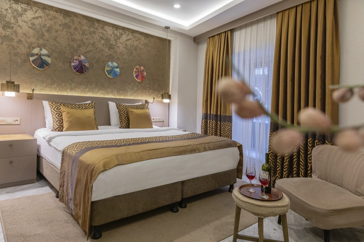 Standard Double room with street view