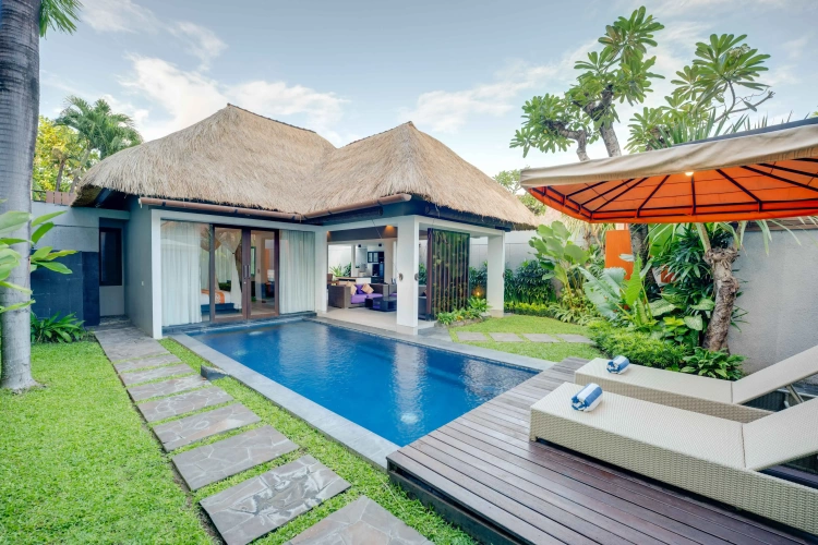 1 Bedroom Royal Double Pool Villa with balcony and with pool view