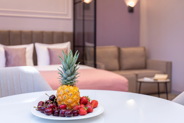 Фотография номера квартиры Апартаменты «Лиловый стиль» в районе ВДНХ «Эстет Апарт»