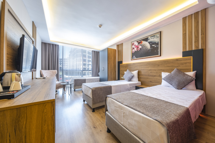Standard Triple room with city view