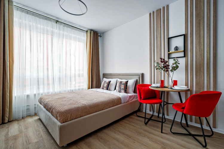 Фотография номера квартиры Апартаменты MaxRealty24 студия проезд Стройкомбината д.1