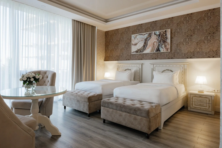 Standard Twin room with city view