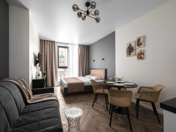 Фотография номера квартиры Апартаменты Knokey Павелецкая Четырёхместные