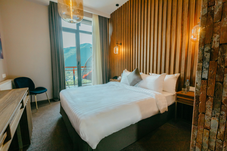 Standard Double room with balcony and with view