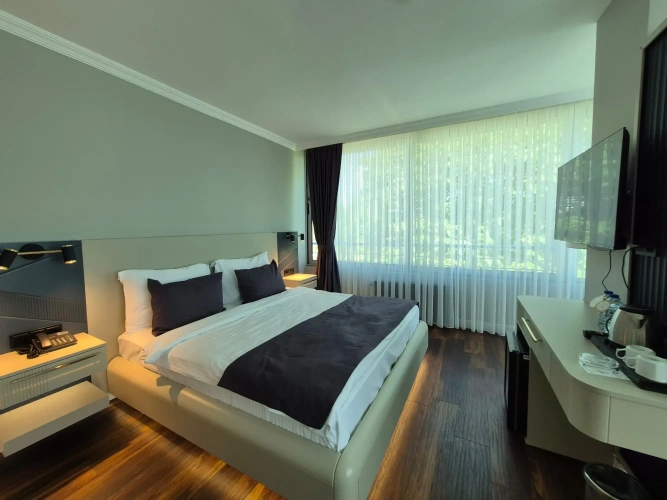 Deluxe Double room with balcony and with sea view
