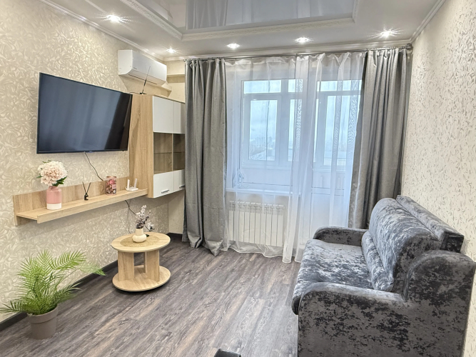 Фотография номера квартиры Квартира Современная Однушка Сети PanApartments в Пешей Доступности от Жд Вокзала Города Иванова