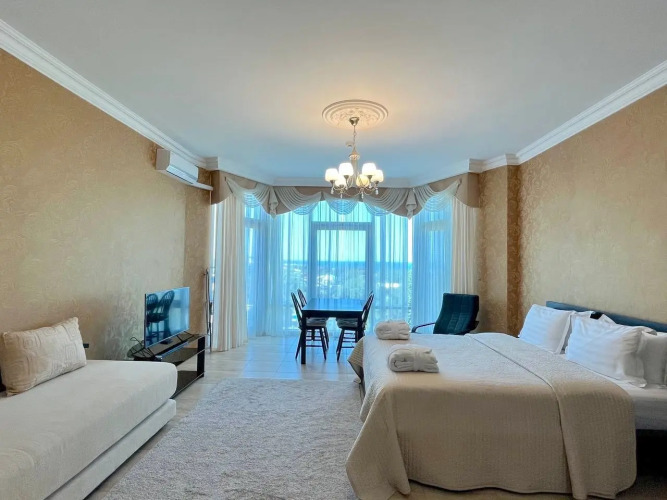 Фотография номера квартиры Апартаменты Аквамарин N401