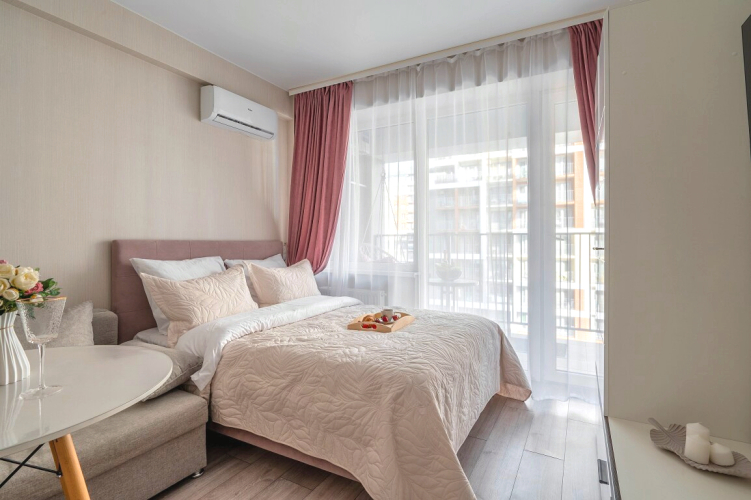 Фотография номера квартиры Апартаменты Студия у моря с бассейном на территории. Каравелла 112