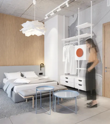 Double Studio with courtyard view