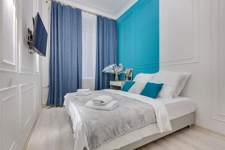 Фотография номера квартиры Апартаменты Бирюза и Подсолнух ВПитер на сутки 1