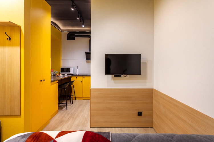 Фотография номера квартиры Апарт-отель Happy Rooms Pushkarskaya