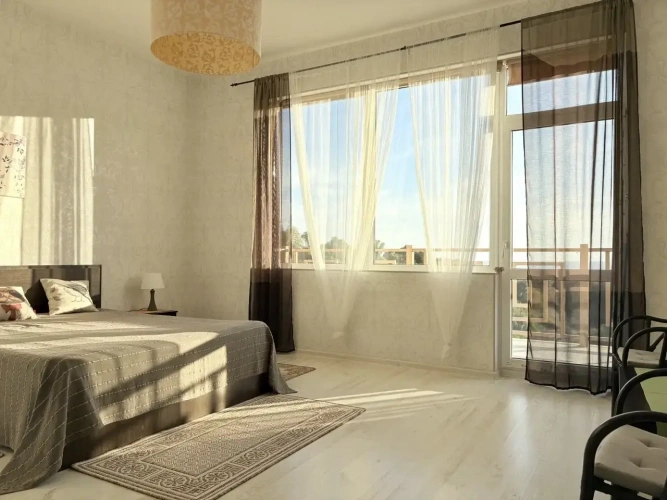 2 Bedrooms Quadruple Apartment with balcony and with view