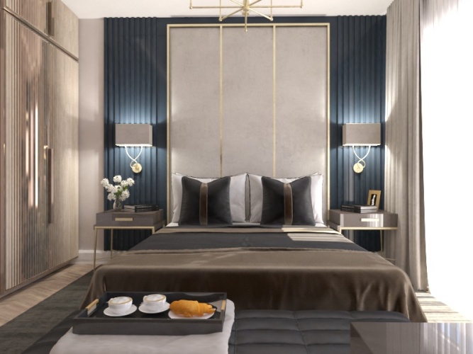 Standard Triple room with balcony and with sea view