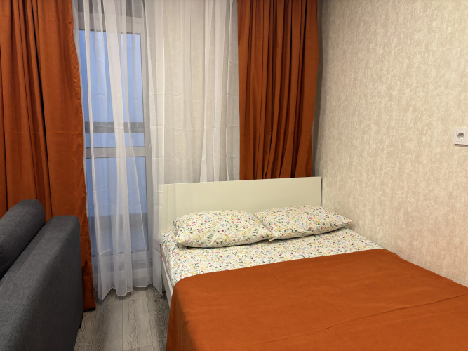 Фотография номера квартиры Апартаменты Видовая студия в элитном районе Минск Мир рядом ЖД центр