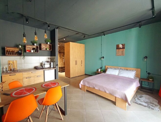 Фотография номера квартиры Апартаменты Уютная Студия