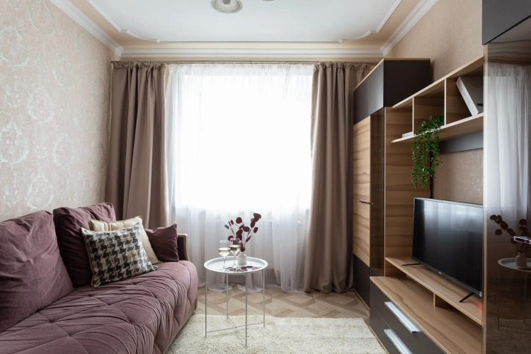 Фотография номера квартиры Квартира Две Подушки в мкр. Зеленый город 1