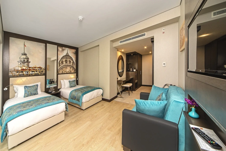 Deluxe Twin room with city view