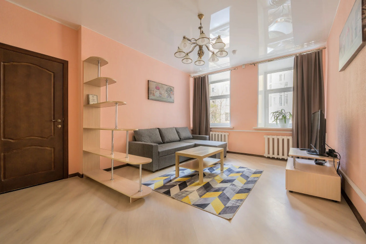 Фотография номера квартиры Апартаменты Две Спальни и Гостиная у Московского Вокзала для 8 Гостей