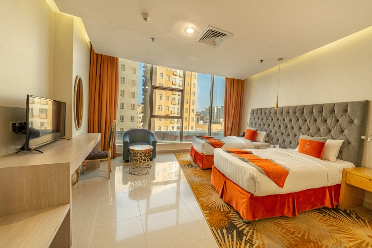 Standard Twin room with view