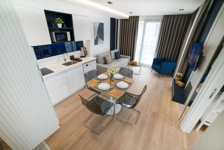 Deluxe Apartment with balcony and with city view