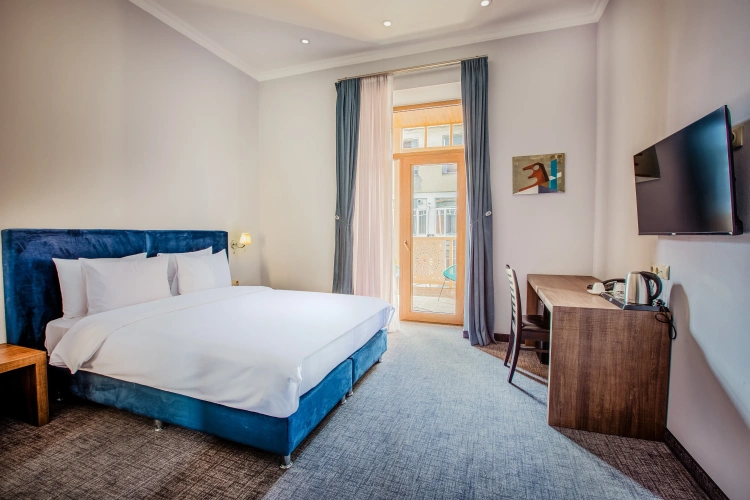 Standard Double room with balcony and with courtyard view