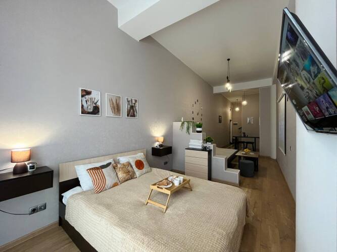 Фотография номера квартиры Апартаменты Happy People в доме с Термы Видное и ТЦ Галерея 9-18 № 7