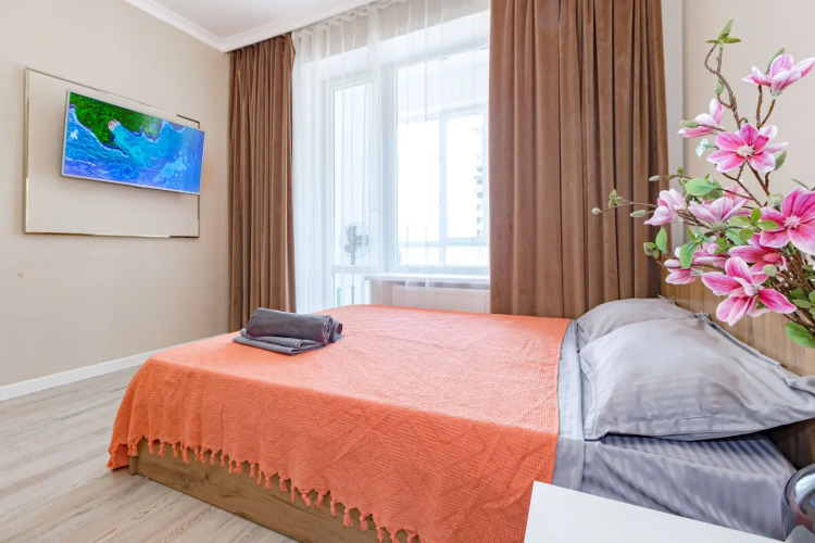 Фотография номера квартиры Апартаменты светлые и уютная рядом с Барыс ареной