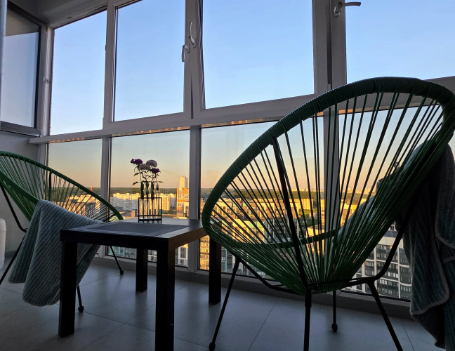 S Panoramnym Vidom Flat