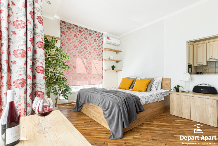 Фотография номера квартиры Апартаменты Стиль и Спокойствие Ортопедический Матрас Smart TV и Панорамное Окно ЖК Большой by Depart Apart