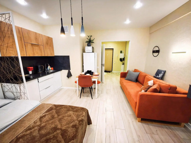 Фотография номера квартиры Апартаменты Дизайнерская студия на Галеева 8а к3