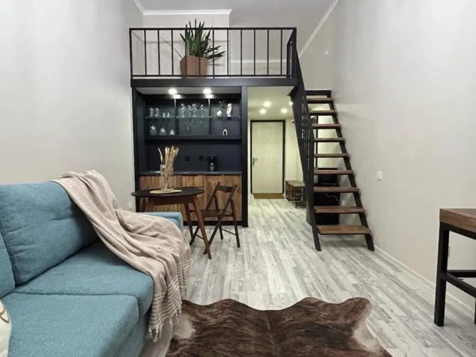 Фотография номера квартиры Апартаменты Двухуровневая студия Loft в центре города