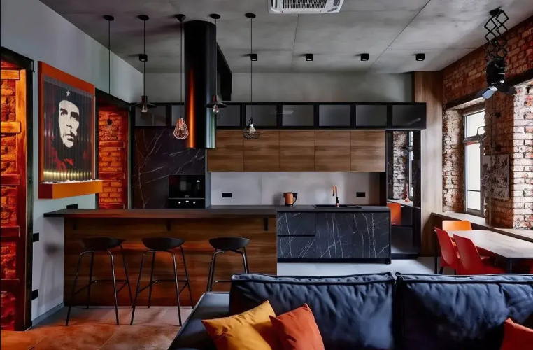 Loft v Samom Tsentre Goroda Flat