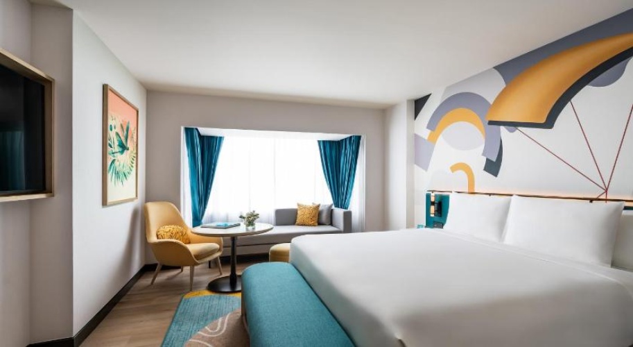 Social Afterglow Double room with balcony and with city view