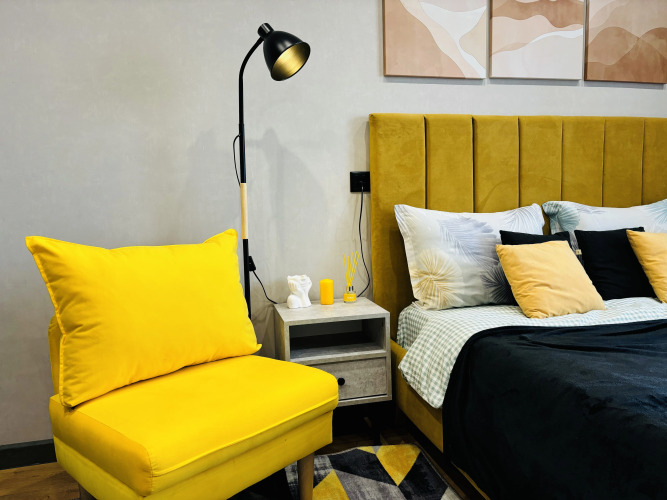 Фотография номера квартиры Апартаменты Современные на 15 этаже