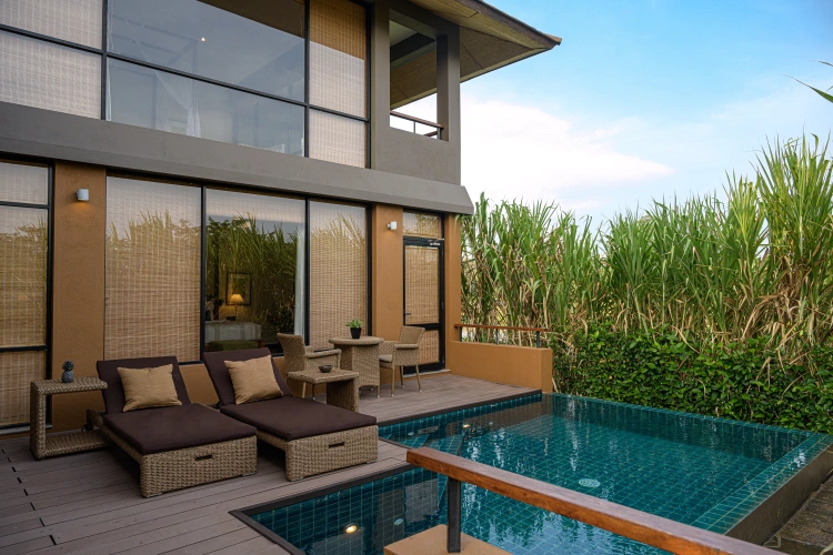 2 Bedrooms Luxury Villa with balcony and with view