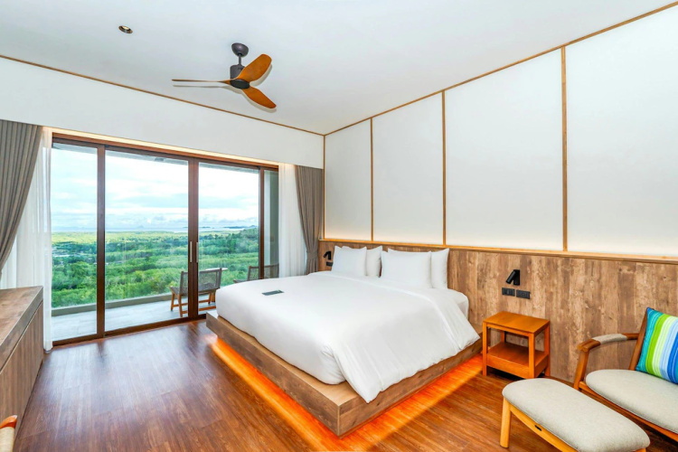 Deluxe Double room with balcony and with mountain view
