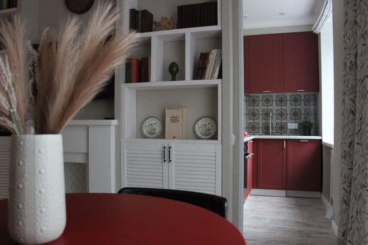 Фотография номера квартиры Апартаменты Red Литературная Атмосфера