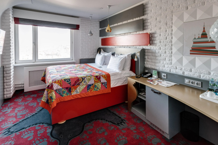 Двухместный номер Русский Делюкс двуспальная кровать