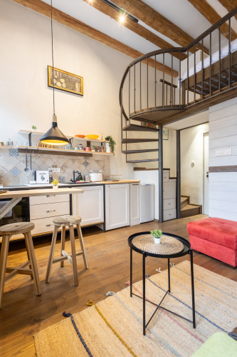 Duplex Studio with view