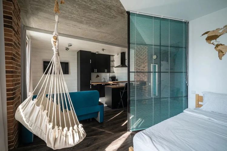 Vidovaya Stilnaya Loft Studiya Flat