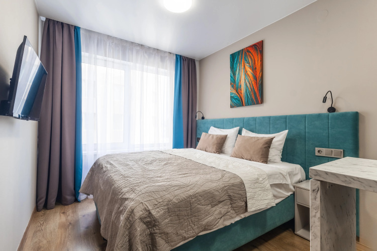 Фотография номера квартиры Апартаменты в 2-х Шагах от Метро Кировский Завод Центр Города 15 Минут