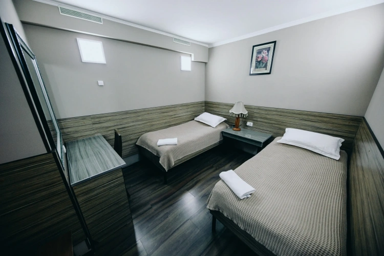 Economy Twin Basement room