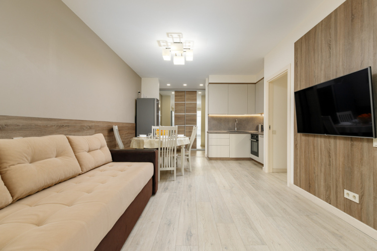 Фотография номера квартиры Апартаменты GeoApart Цветочная 30