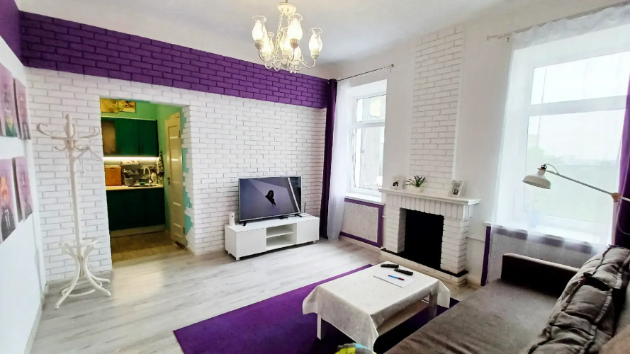 Фотография номера квартиры Апартаменты Лаванда на площади Ленина. Ленин в восторге!