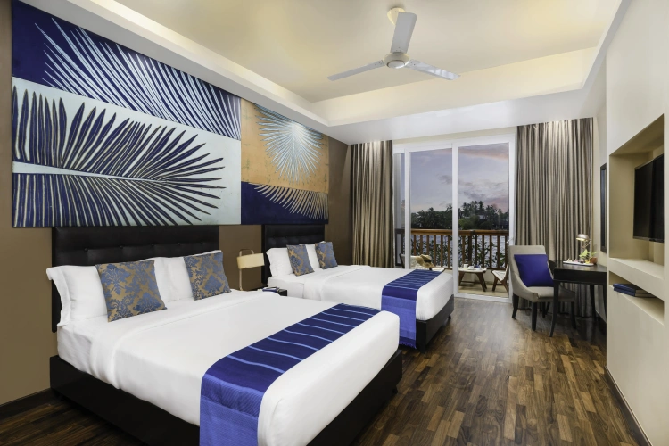 Deluxe Double room with balcony and with river view