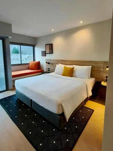 Superior Double room with balcony and with city view